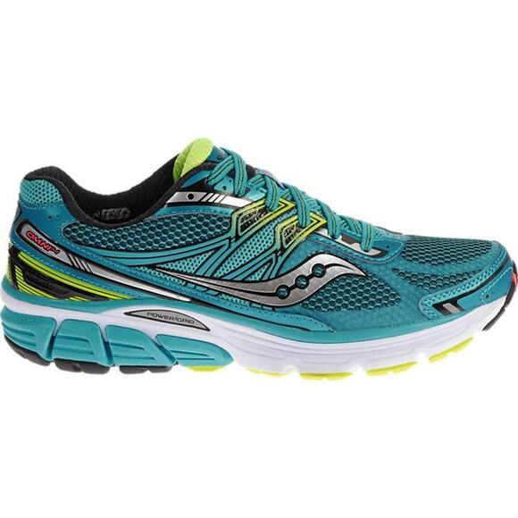 Saucony Omni 14 Power Grid Women's Running Shoe Blue Citron Sneakers US 7 - Picture 1 of 13